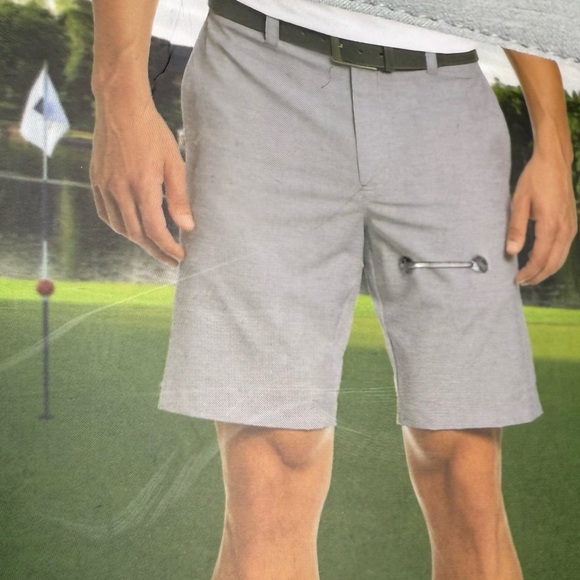 Callaway Men’s Performance Golf Shorts With Media Pocket & Opti-Dri Gray 40 NWT - Picture 15 of 15